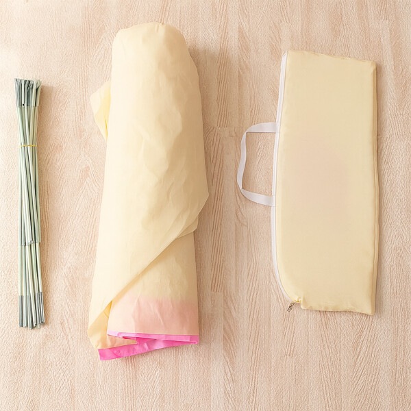 Carpa Casita Infantil Desarmable C/ Ventanas Diseño Infantil Color Rosa