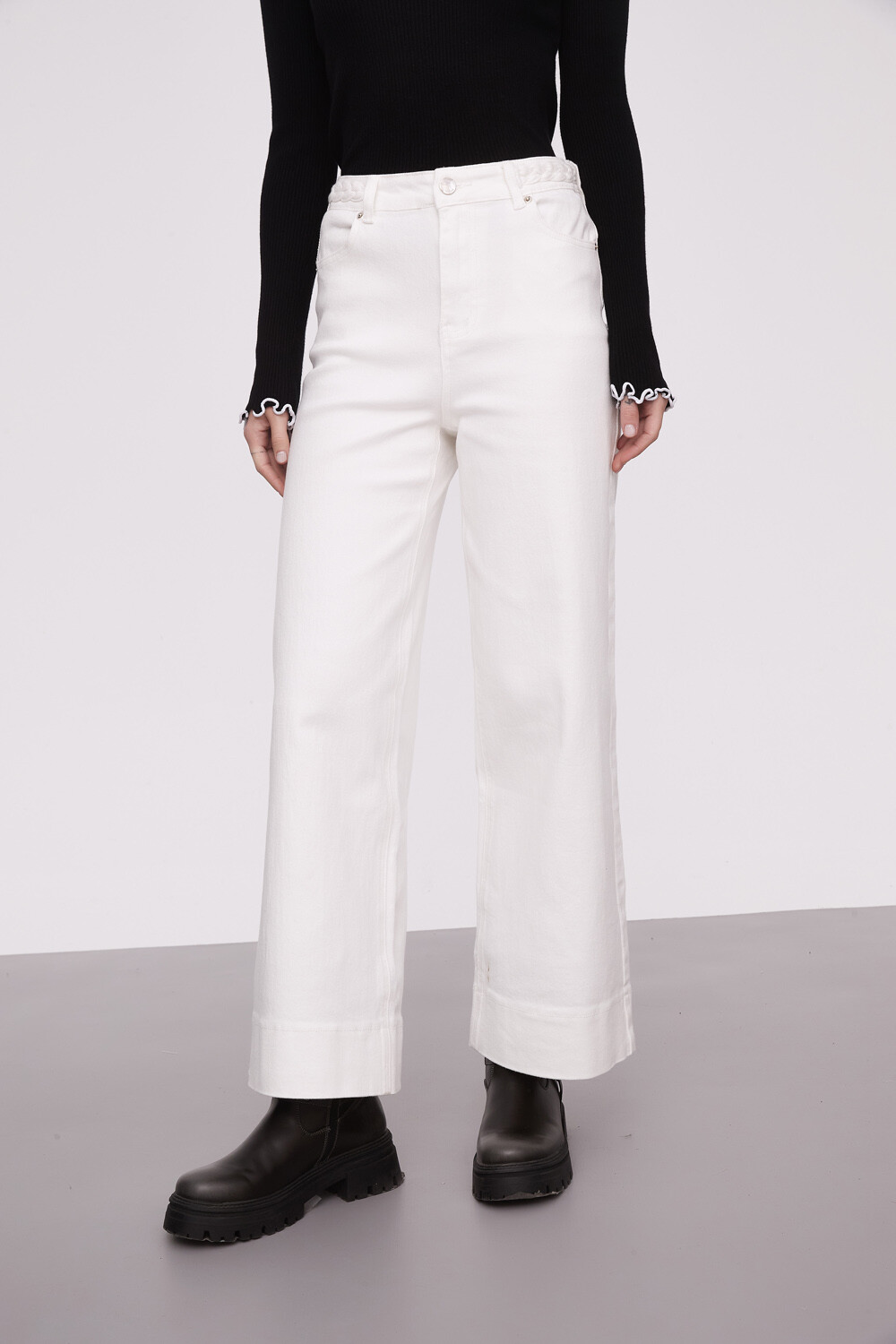 Pantalon Boys Marfil / Off White