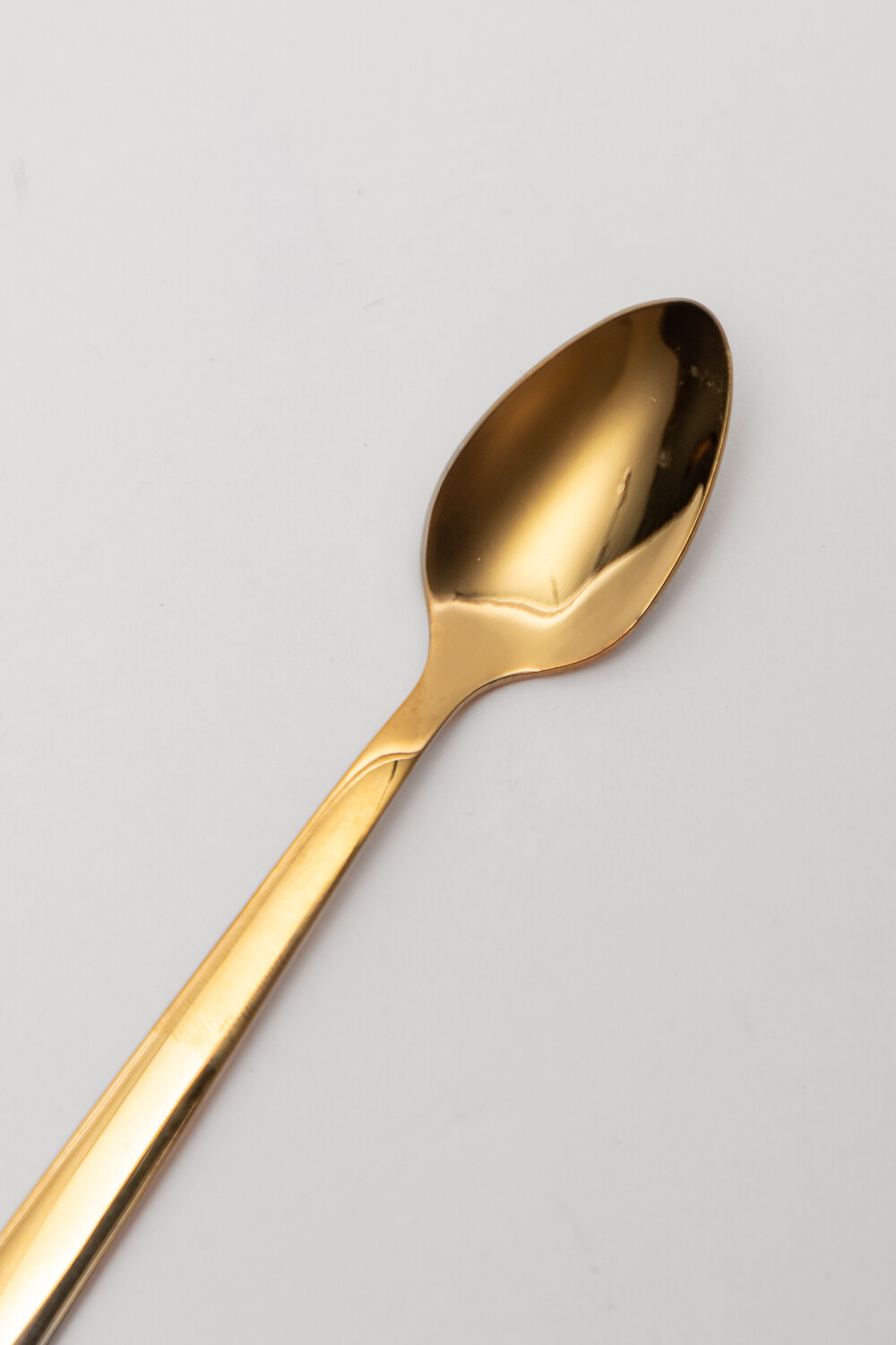 Cuchara Asher Para Café Set 4un,dorado Brillante Color Unico