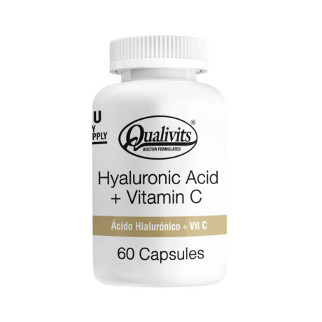 HYALURONIC ACID + VITAMIN C QUALIVITS x 60 Cápsulas HYALURONIC ACID + VITAMIN C QUALIVITS x 60 Cápsulas