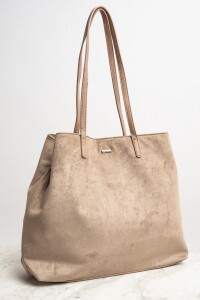 Travel Bag Gamuza Vegana Mocha