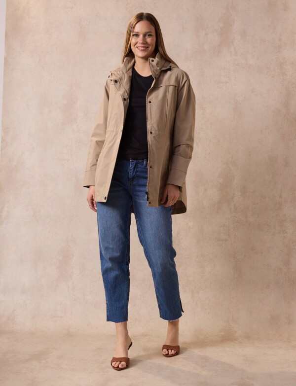 Campera Impermeable BEIGE