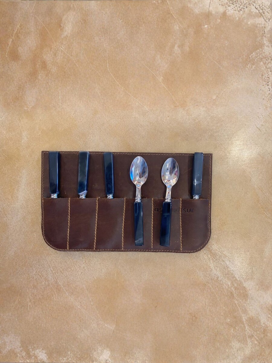 Coffee Spoon - Negro / Camel 