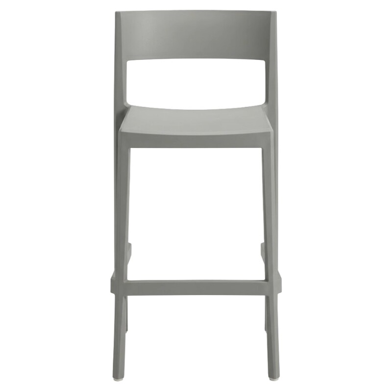 SILLA BAR PLAST GRIS Unica
