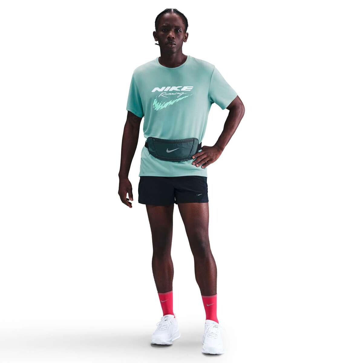 Remera Nike Dri Fit Uv Rn Enrgy Miler Manga Corta de Hombre - Multicolor 