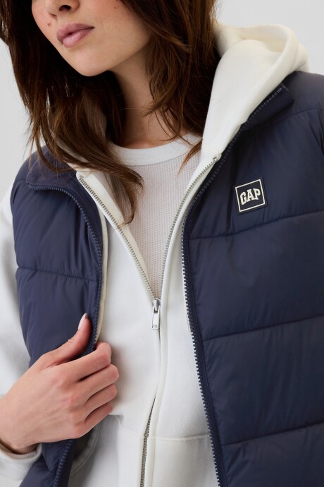 Chaleco Logo Gap Mujer Navy Uniform