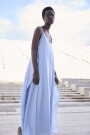 VESTIDO MAXI Celeste