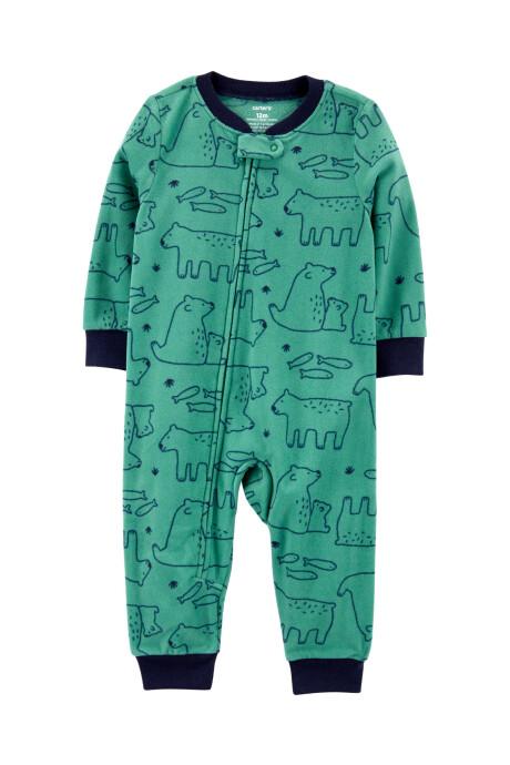 Pijama una pieza de micropolar diseño oso polar 0