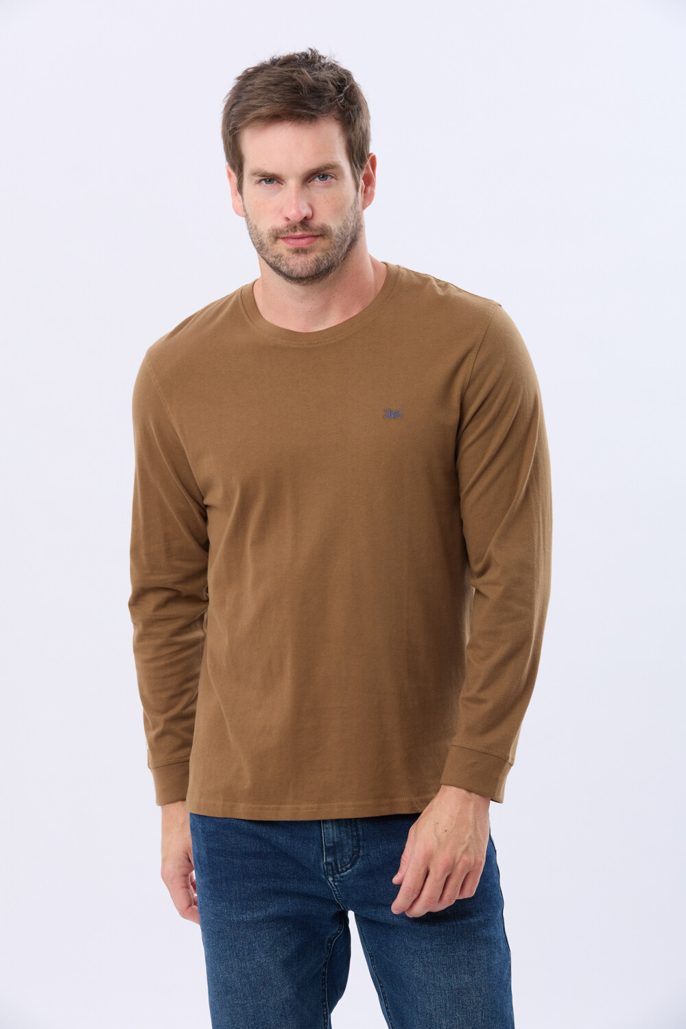 REMERA LISA DE ALGODÓN Mostaza