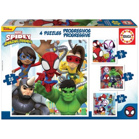 Puzzle Educa Progresivo Spidey Y Sus Sorprendentes Amigos Puzzle Educa Progresivo Spidey Y Sus Sorprendentes Amigos
