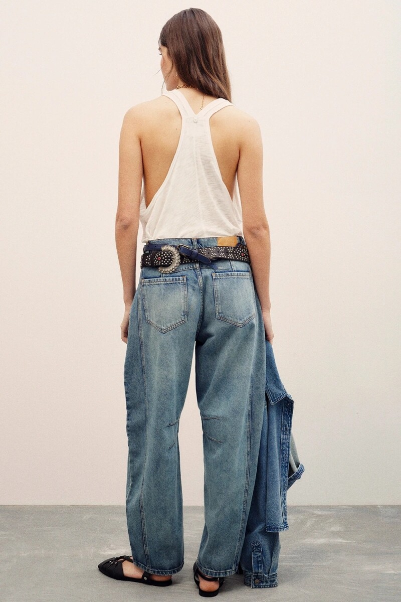 JEAN BARREL BLUE Azul