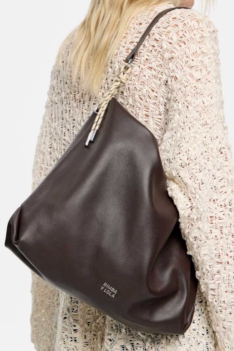 BOLSO PAPER L Marron