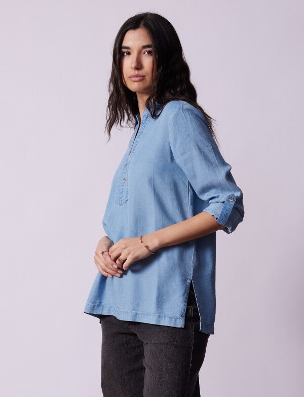 Blusa Lyocell JEAN CLARO