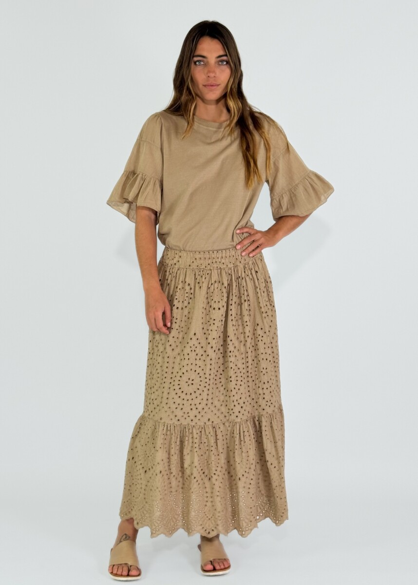 POLLERA CAMOGLI - CAMEL 