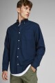 Camisa Oxford Clásica Slim Fit Navy Blazer