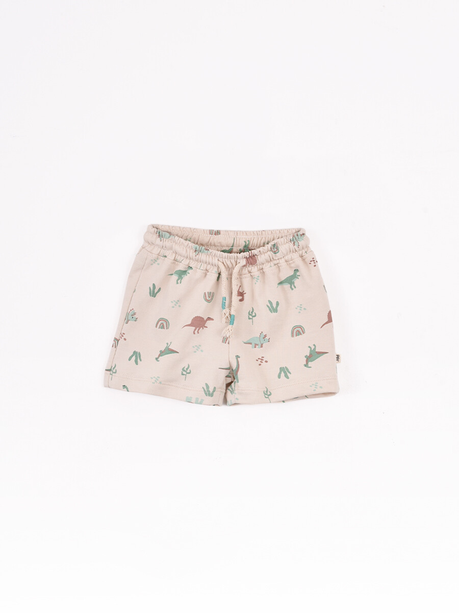 SHORT ESTAMPADO CARLO - CRUDO 