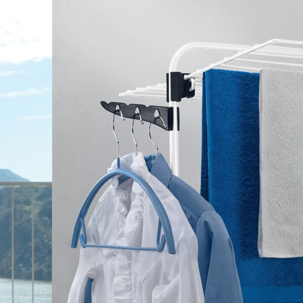Tendedero Vertical De Pie Plegable 3 Niveles Ropa Coliseu Variante Color Negro