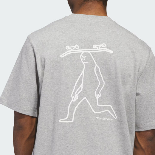 Remera Adidas Mark Gonzales - Gris Remera Adidas Mark Gonzales - Gris