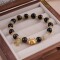 Pulsera De Dama En Estuche Negro Y Dorado