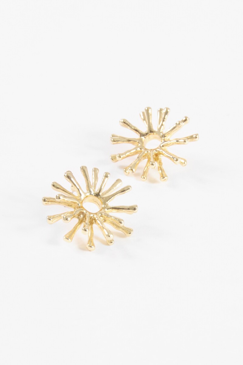 Caravanas fugaz dorado