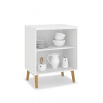 BAJO MESADA - AUXLILAR LINEA WOOD LINEA WOOD BLANCO