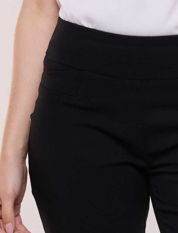 Pantalon Pretina Pespunteada NEGRO