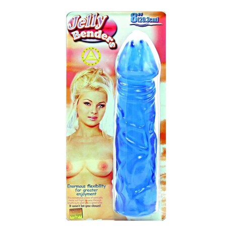 DIldo Jelly Benders Azul 20 cm DIldo Jelly Benders Azul 20 cm