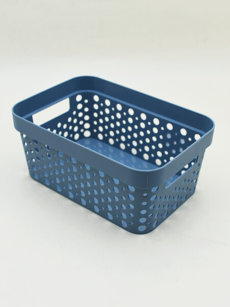 CESTO ORGANIZADOR AZUL