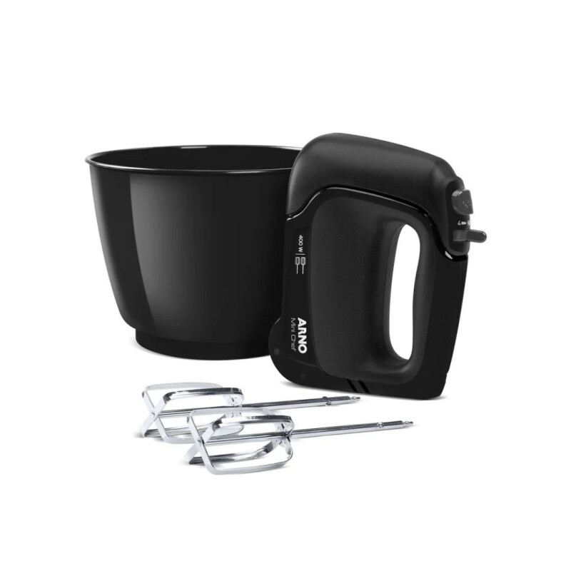 Batidora portátil Arno Mini Chef | Potencia 400w | Color negro. Batidora portátil Arno Mini Chef | Potencia 400w | Color negro.