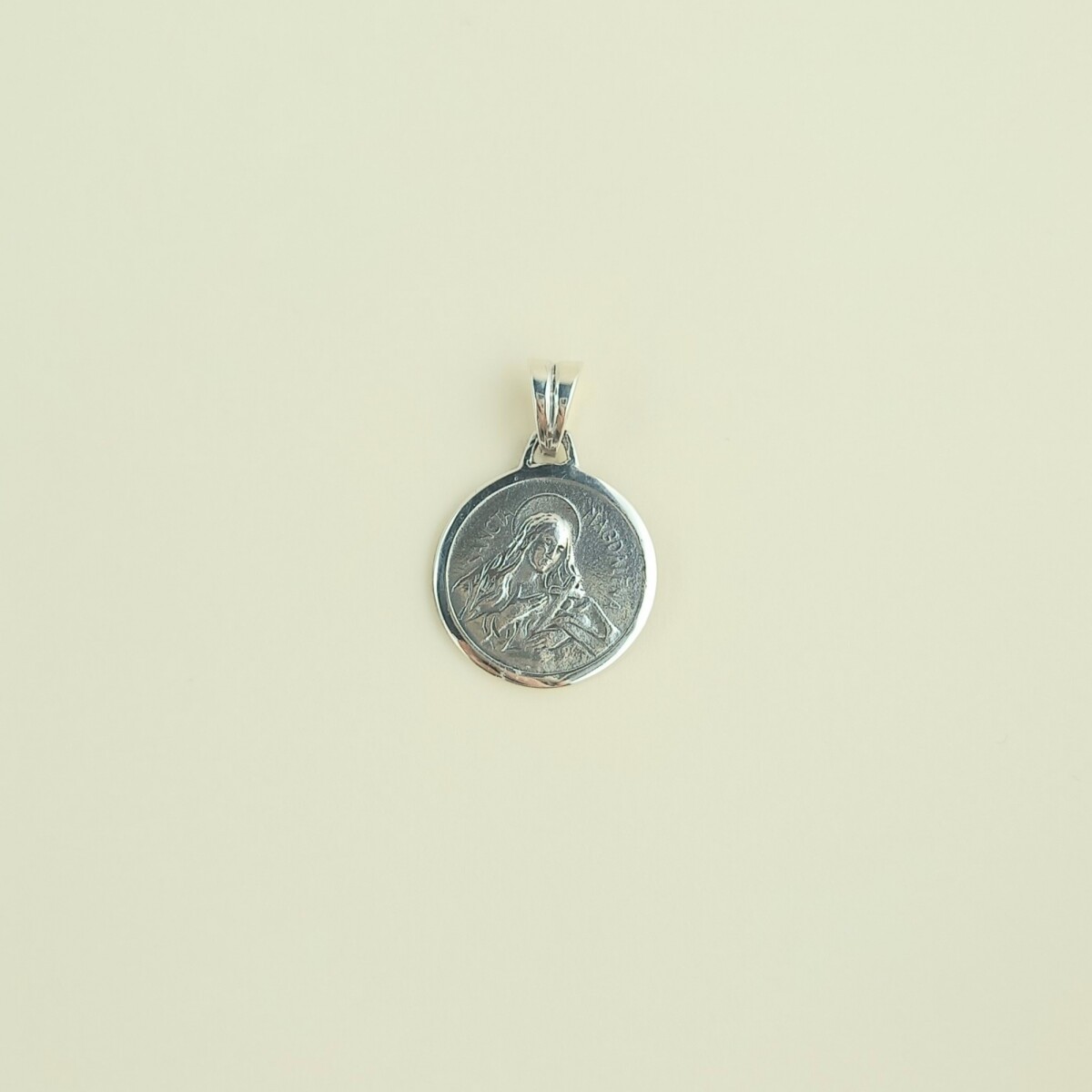 Medalla religiosa de plata 925, MARIA MAGDALENA. 