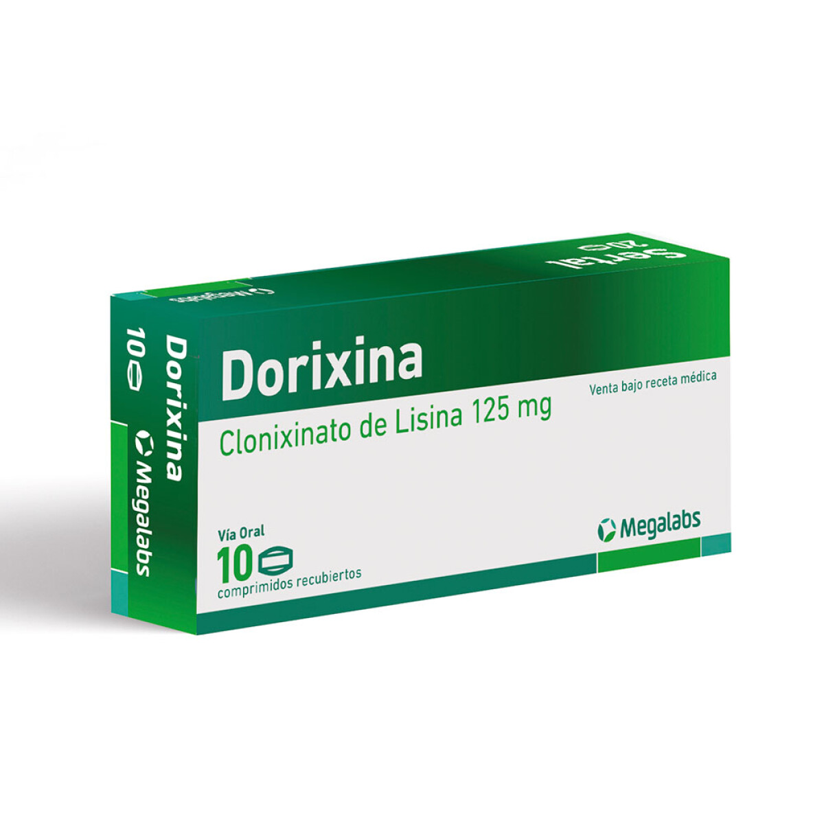 Dorixina 125mg X10 Cápsulas Cajita - Dorixina 125 mg 10 Comprimidos Recubiertos 