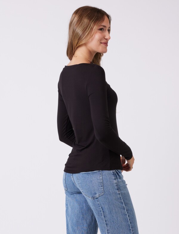 Remera Frunces NEGRO