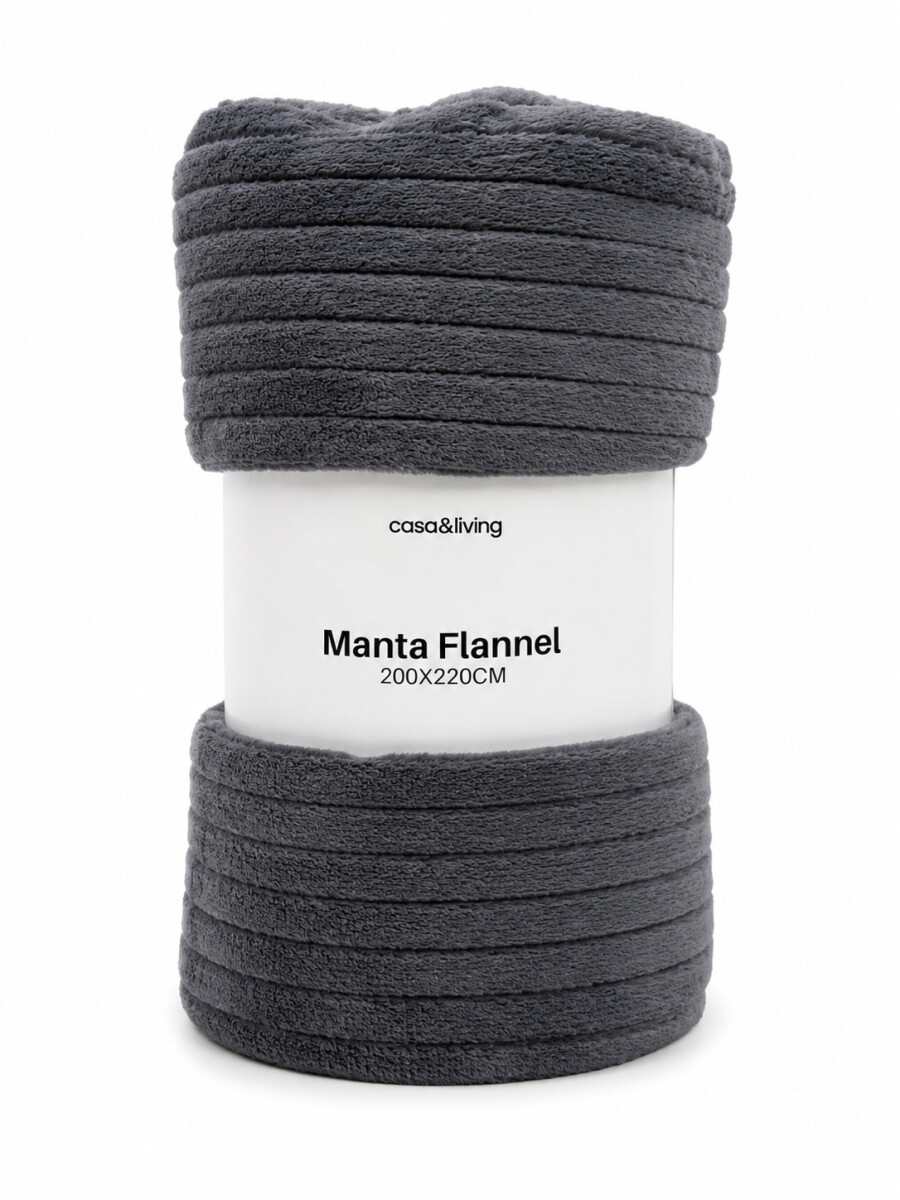 MANTA FLANNEL - GRIS 
