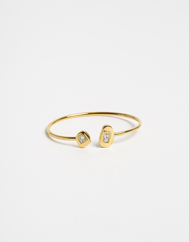 Brazaletes Premium Gold Brazalete De Acero Quirúrgico - Dorado