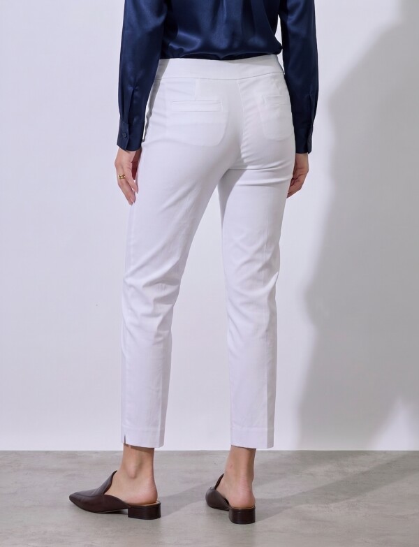 Pantalon Recto Modelador BLANCO