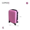 Valija Carry-on de mano Rígidas Con Organizadores Rosa