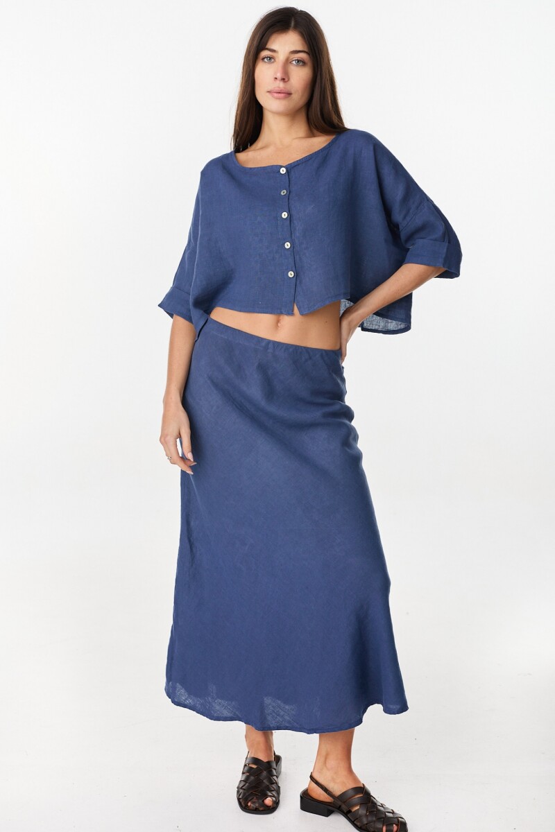 Falda Siren Azul Marino
