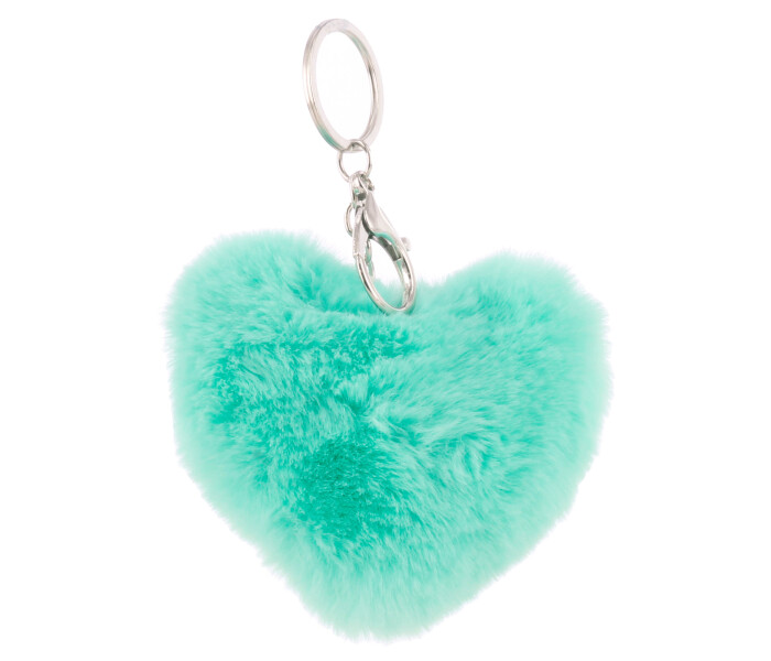 Llavero de Mujer Miss Carol en simil piel Verde Agua