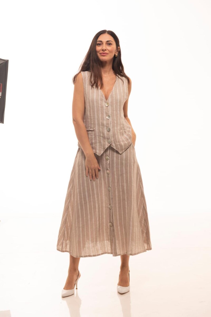 Falda Calabria - Beige 