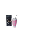 MATE PAMPA GUAMPA CON BOMBILLA ROSA