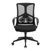 SILLA OFICINA GIRATORIA NEGRA Unica