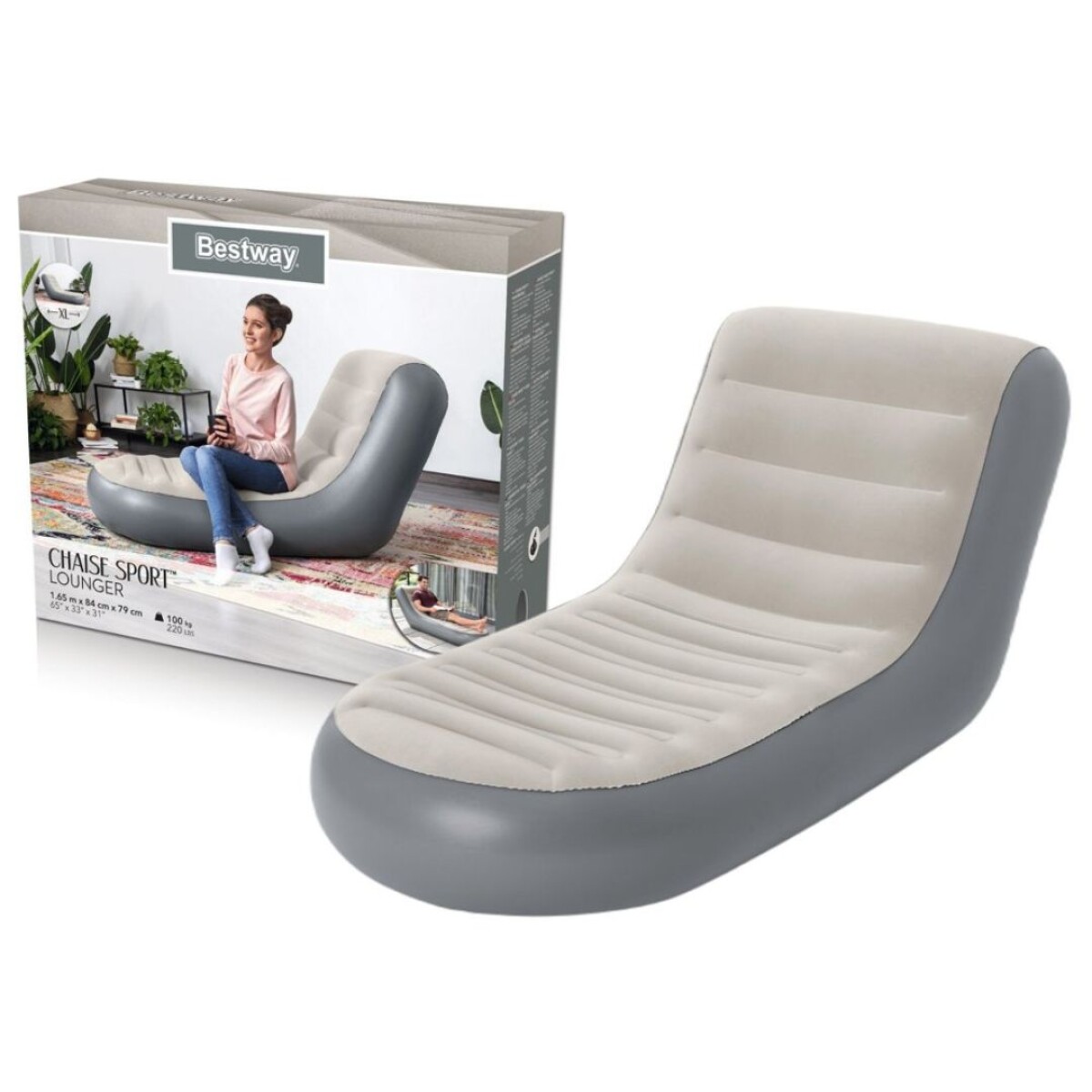 SILLON INFLABLE DIVAN CHAISE SPORT BESTWAY 