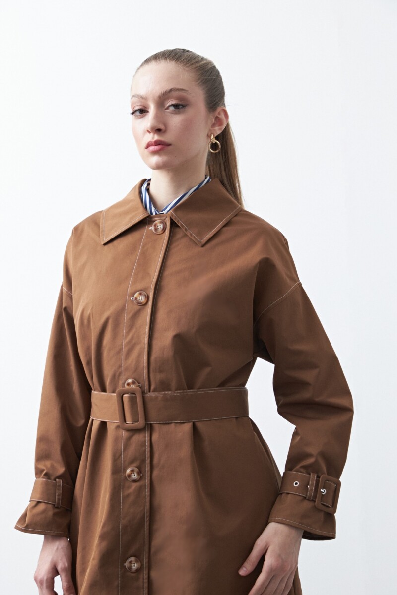 TRENCH TESSA Marron