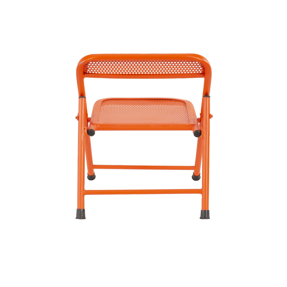 SILLA NIÑO NARANJA METAL TAT/F/5953