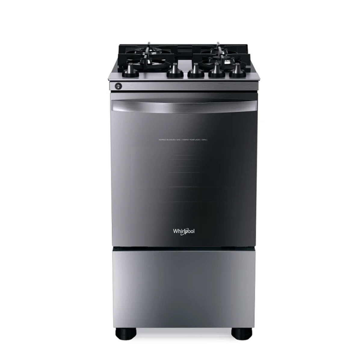COCINAS 4H MULTIGAS - GAS GRIS WHIRLPOOL WFO4NBRRUW 