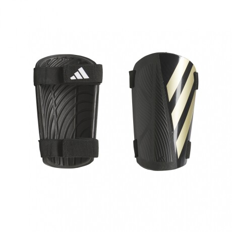 Canilleras de Entrenamiento adidas Tiro - Black / Gold Metal Black / Gold Metallic / White