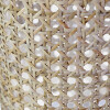 LAMPARA RATAN BEIGE 19X32CM Unica