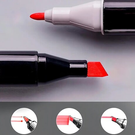 Set Marcadores Colores Doble Punta 24 Piezas 001