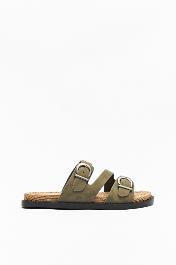 SANDALIA FESTIVA Verde Oliva