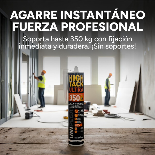 High Tack Ultra Adhesivo Montaje Polímero Extra Fuerte 280Ml Color Negro